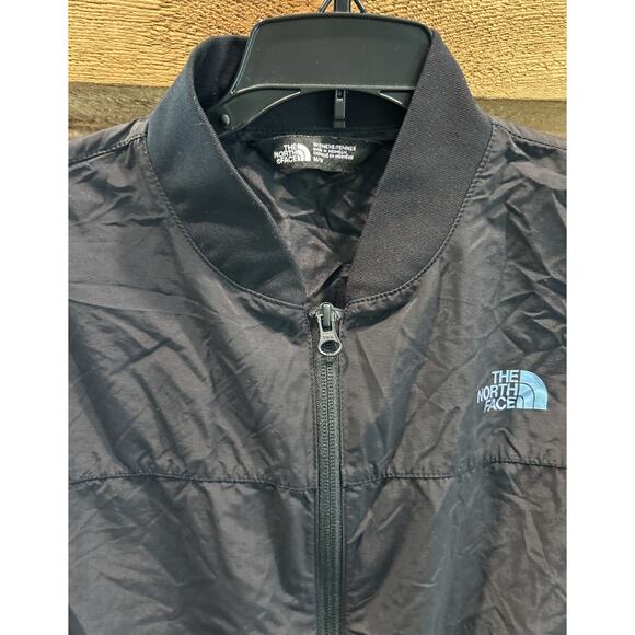 The North Face Womens Flybae Longline Rain Jacket Waterproof Black Nylon M *C6 - Picture 2 of 5